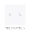 Tapa interruptor Pase-Espere con piloto Serie Alba blanco brillo con referencia 8944.4 BL de la marca NIESSEN.