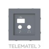 Tapa módulo sonido USB y Bluetooth Serie Alba gris mate con referencia 8968.3 GR de la marca NIESSEN.