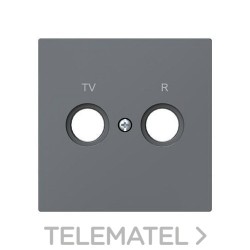 Tapa toma TV/R Serie Alba gris mate con referencia 8950 GR de la marca NIESSEN.