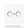 Tapa toma TV/R Serie Alba blanco mate con referencia 8950 BT de la marca NIESSEN.