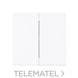 Tecla doble interruptor / conmutador Serie Alba blanco mate con referencia 8911 BT de la marca NIESSEN.