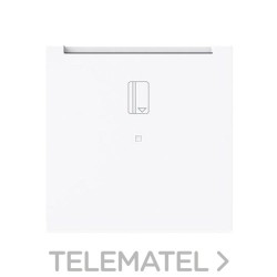Tecla interruptor de tarjeta con visor Serie Alba blanco mate con referencia 8914 BT de la marca NIESSEN.