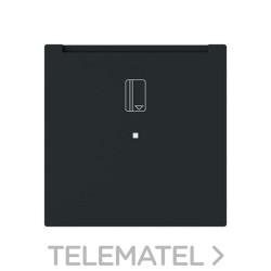 Tecla interruptor de tarjeta con visor Serie Alba negro mate con referencia 8914 NT de la marca NIESSEN.