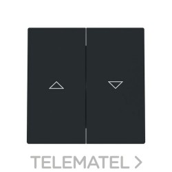 Tecla interruptor / pulsador persianas Serie Alba negro mate con referencia 8944 NT de la marca NIESSEN.