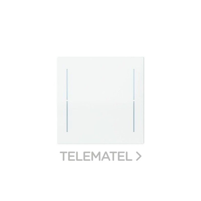 Tecla KNX 1 canal Serie Alba blanco brillo con referencia 8997.01 BL de la marca NIESSEN.