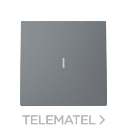 Tecla interruptor / conmutador / cruzamiento con visor Serie Alba gris mate con referencia 8901.3 GR de la marca NIESSEN.