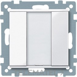 Pulsador ELEGANCE PLUS 1 elemento blanco activo con referencia MTN617125 de la marca SCHNEIDER ELECTRIC.