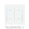 Tecla KNX 2 canales Persianas Serie Alba blanco mate con referencia 8997.22 BT de la marca NIESSEN.