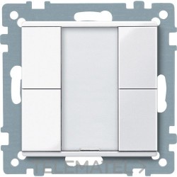 Pulsador ELEGANCE PLUS 2 elementos blanco activo con referencia MTN617225 de la marca SCHNEIDER ELECTRIC.