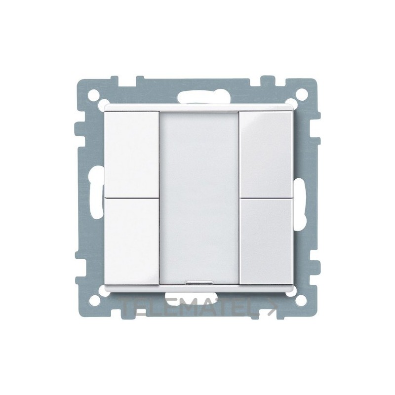 Pulsador ELEGANCE PLUS 2 elementos blanco activo con referencia MTN617225 de la marca SCHNEIDER ELECTRIC.