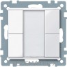 Pulsador ELEGANCE PLUS 2 elementos blanco activo con referencia MTN617225 de la marca SCHNEIDER ELECTRIC.