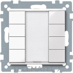 Pulsador ELEGANCE PLUS 4 elementos blanco con referencia MTN617419 de la marca SCHNEIDER ELECTRIC.