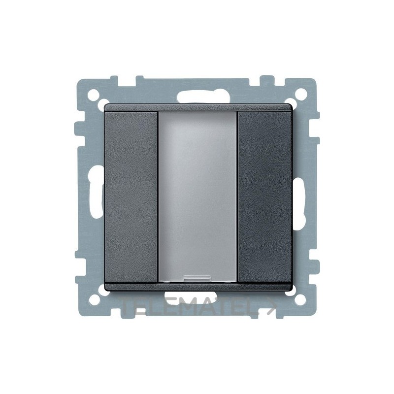 Pulsador ELEGANCE PLUS 1 elemento antracita con referencia MTN627514 de la marca SCHNEIDER ELECTRIC.