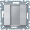 Pulsador ELEGANCE PLUS 1 elemento aluminio con referencia MTN627560 de la marca SCHNEIDER ELECTRIC.