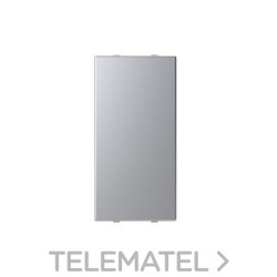 Tapa ciega con 1 módulo Zenit plata con referencia N2100 PL de la marca NIESSEN.