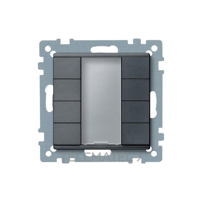 Pulsador ELEGANCE PLUS 4 elementos antracita con referencia MTN627814 de la marca SCHNEIDER ELECTRIC.