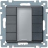 Pulsador ELEGANCE PLUS 4 elementos antracita con referencia MTN627814 de la marca SCHNEIDER ELECTRIC.