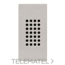 Zumbador con 1 módulo Zenit plata con referencia N2119 PL de la marca NIESSEN.