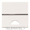 Interruptor monopolar con visor 2 módulos Zenit blanco con referencia N2201.9 BL de la marca NIESSEN.