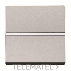 Cruzamiento 2 módulos Zenit plata con referencia N2210 PL de la marca NIESSEN.