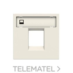 Tapa para 1 soporte Zenit blanco con referencia N2218.1 BL de la marca NIESSEN.