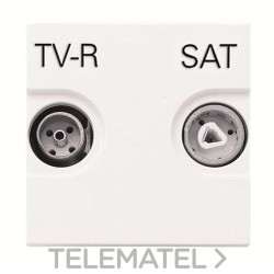 Toma TV-R/SAT única Zenit blanco con referencia N2251.3 BL de la marca NIESSEN.
