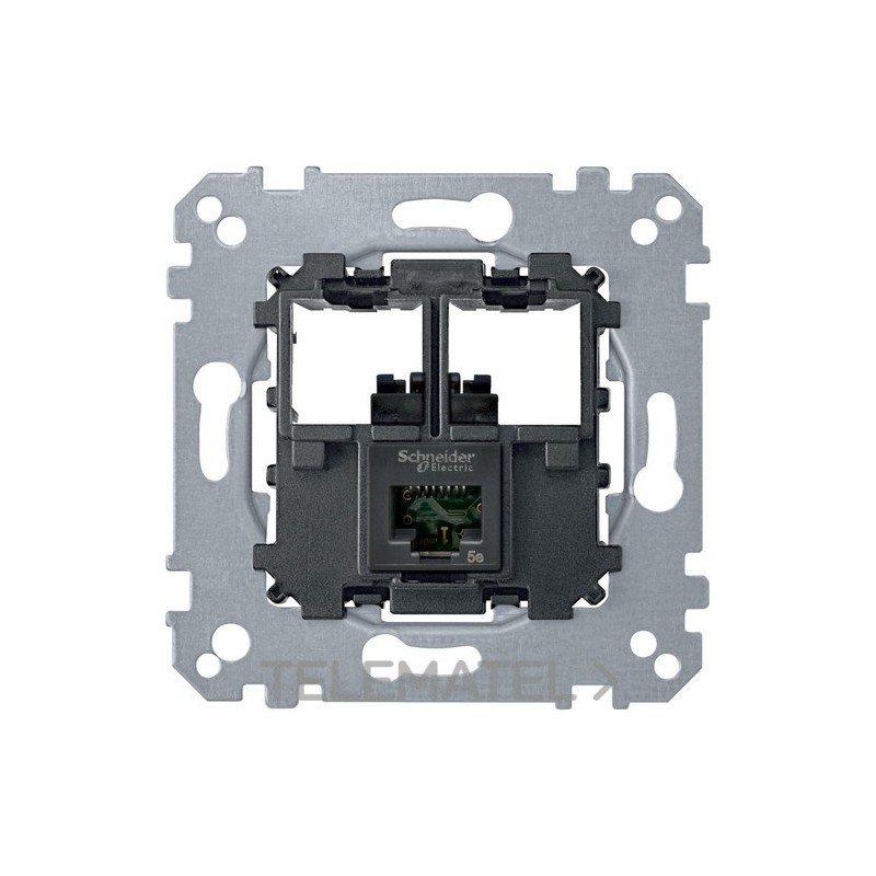 Toma RJ45 simple CAT6 UTP con referencia MTN4576-0001 de la marca SCHNEIDER ELECTRIC.