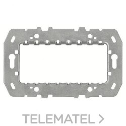 Bastidor de 4 módulos para caja enlazable Zenit con referencia N2474.9 de la marca NIESSEN.