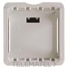 Soporte DIN con 2 módulos Zenit blanco jazmín con referencia N2692 BL de la marca NIESSEN.