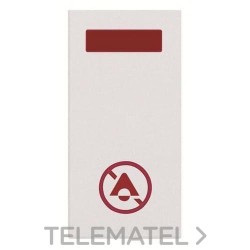 Señalizador no molestar rojo Zenit blanco con referencia N2180.4 BL de la marca NIESSEN.