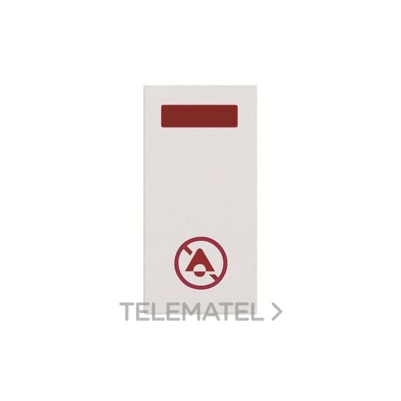 Señalizador no molestar rojo Zenit blanco con referencia N2180.4 BL de la marca NIESSEN.