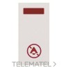 Señalizador no molestar rojo Zenit blanco con referencia N2180.4 BL de la marca NIESSEN.