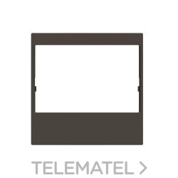 Tapa radio/amplificador empotrar Zenit antracita con referencia N2268 AN de la marca NIESSEN.