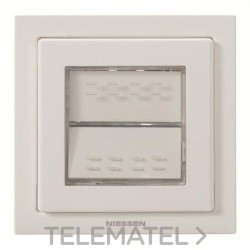 Pulsador IP55 empotrar Zenit blanco con referencia N3004 BL de la marca NIESSEN.