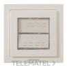 Pulsador IP55 empotrar Zenit blanco con referencia N3004 BL de la marca NIESSEN.