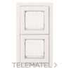 Marco IP55 2V/2m Zenit blanco con referencia N3272 BL de la marca NIESSEN.