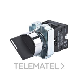 SELECTOR MANETA CORTA/O METALICO/A DIAMETRO 22 3 POSICION ESTABLE NO+NO con referencia NP2-BD33 de la marca CHINT.