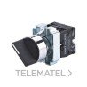 SELECTOR MANETA CORTA/O METALICO/A DIAMETRO 22 3 POSICION ESTABLE NO+NO con referencia NP2-BD33 de la marca CHINT.
