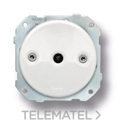 Mecanismo conmutador 10A 250V sin manecillas porcelana blanco / níquel negro con referencia 34308121 de la marca FONTINI.