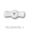 Lazo rotativo porcelana + tornillo patiné blanco con referencia 30967171 de la marca FONTINI.
