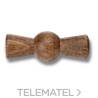 Conjunto lazo rotativo madera + tornillo patiné haya envejecido (Pack 5u) con referencia 30967217 de la marca FONTINI.