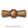 Conjunto lazo rotativo metal + tornillo patiné latón envejecido (Pack 5u) con referencia 30967837 de la marca FONTINI.