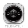 Pulsador rotativo 10AX-250V sin manecilla porcelana negro con referencia 31328271 de la marca FONTINI.