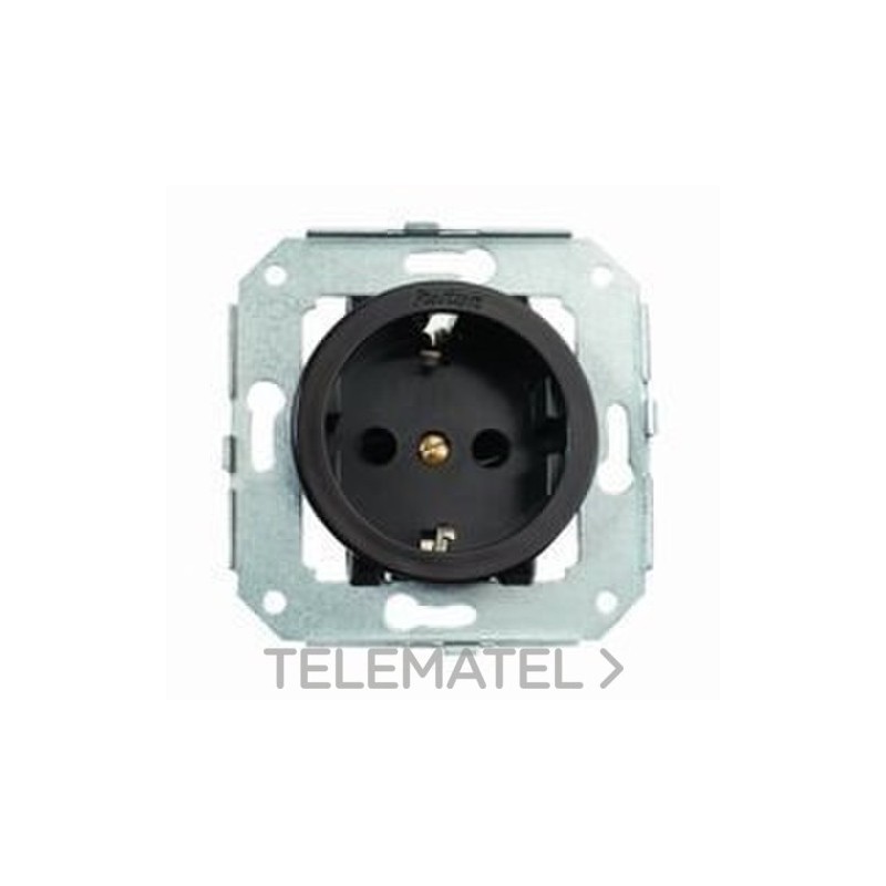 BASE TOMA TIERRA LATERAL VENEZIA MARRON PACK con referencia 35-212-03-2 de la marca FONTINI.