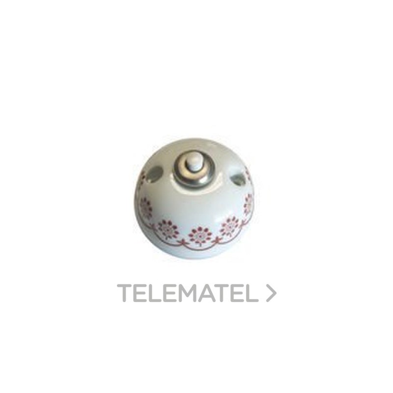 PULSADOR TIMBRE GARBY PORCELANA REGIA PACK con referencia 30-310-15-2 de la marca FONTINI.