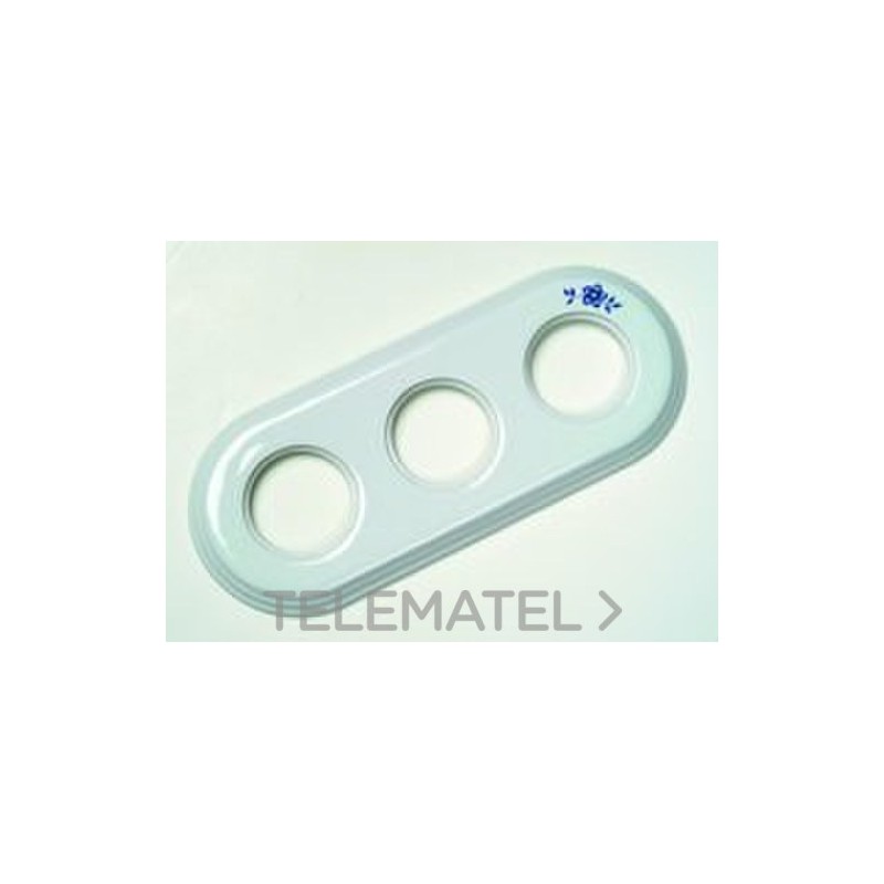 MARCO MADERA HAYA 3 ELEMENTO COLONIAL NATURAL PACK con referencia 31-803-00-2 de la marca FONTINI.