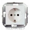 BASE ENCHUFE TOMA TIERRA F-37 BLANCO/NV PACK con referencia 37-212-05-2 de la marca FONTINI.
