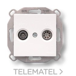 Toma única TV F-37 blanco nieve (Pack) con referencia 37712052 de la marca FONTINI.