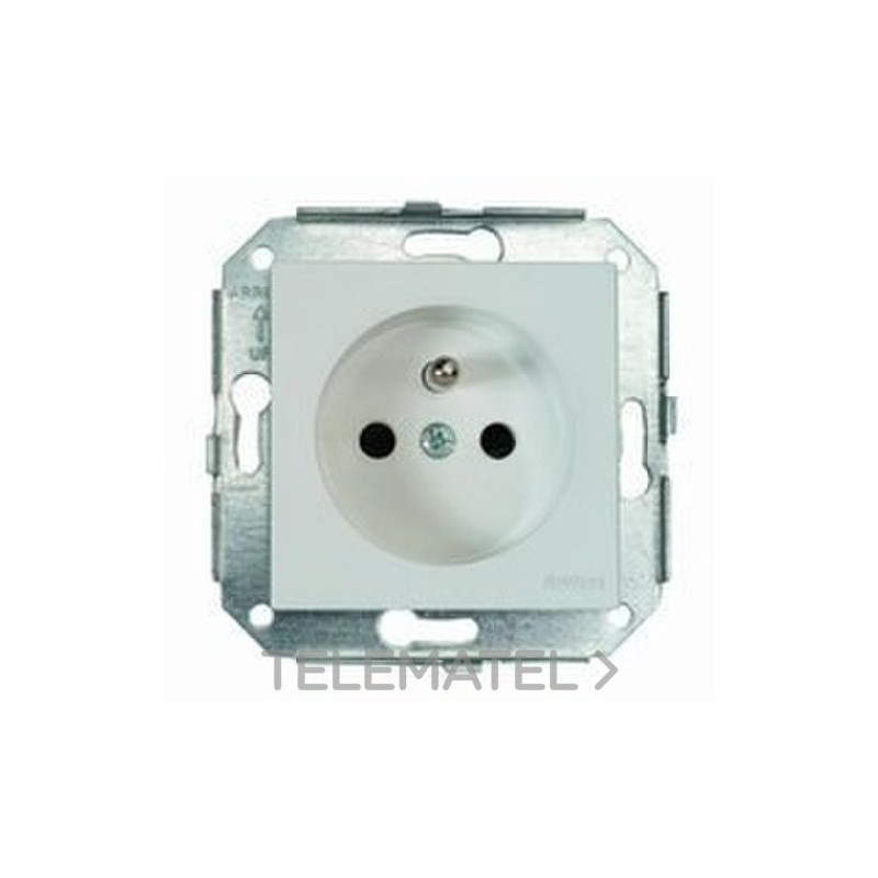 BASE ENCHUFE TIERRA FRANCES F37 METALICO/A PACK con referencia 37-208-50-2 de la marca FONTINI.