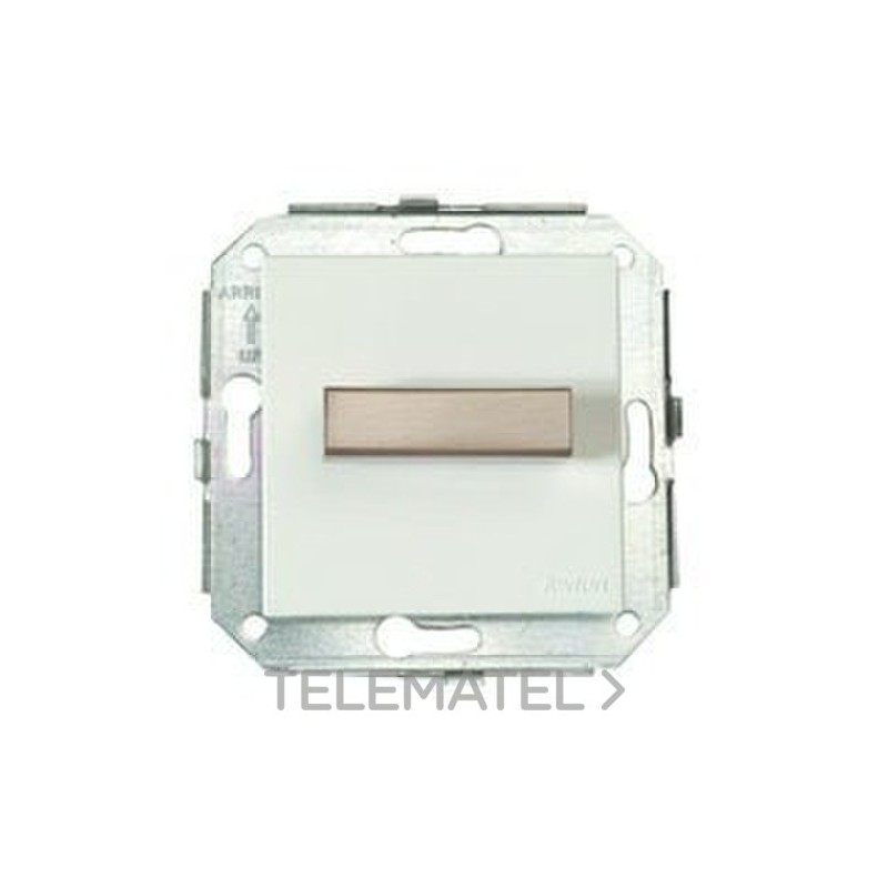 INTERRUPTOR UNIPOLAR F-37 INOXIDABLE/METALIZADO PACK con referencia 37-306-51-2 de la marca FONTINI.